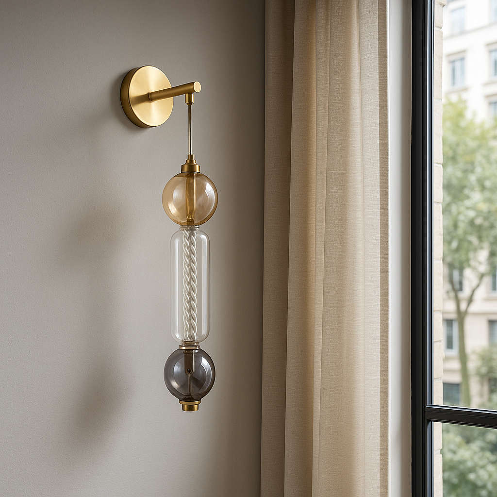 Настінний світильник H-50 cm Led 5W 4000K Gold+Smoke+Amber Colours 251031-100006305