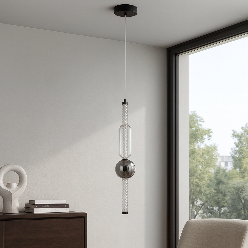 Підвісний світильник H-50 cm Led 7W 4000K Black+Smoke+Clear Colours 251031-100006318