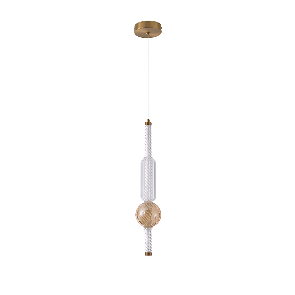 Підвісний світильник H-50 cm Led 7W 4000K Amber+Clear Colours 251031-100006320