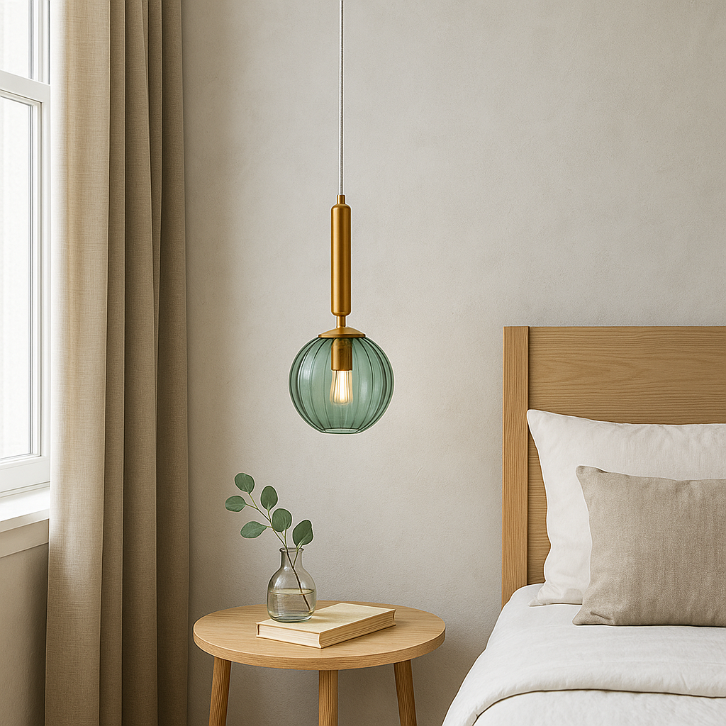 Підвісний світильник зелений D-15 cm E14 5W 4500K Green Ball 250931-100006074
