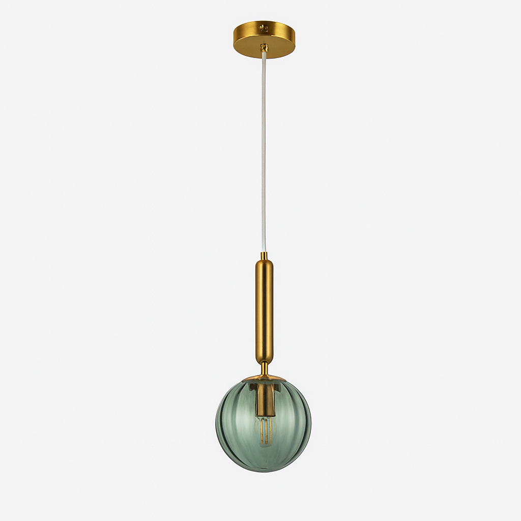Підвісний світильник зелений D-15 cm E14 5W 4500K Green Ball 250931-100006074