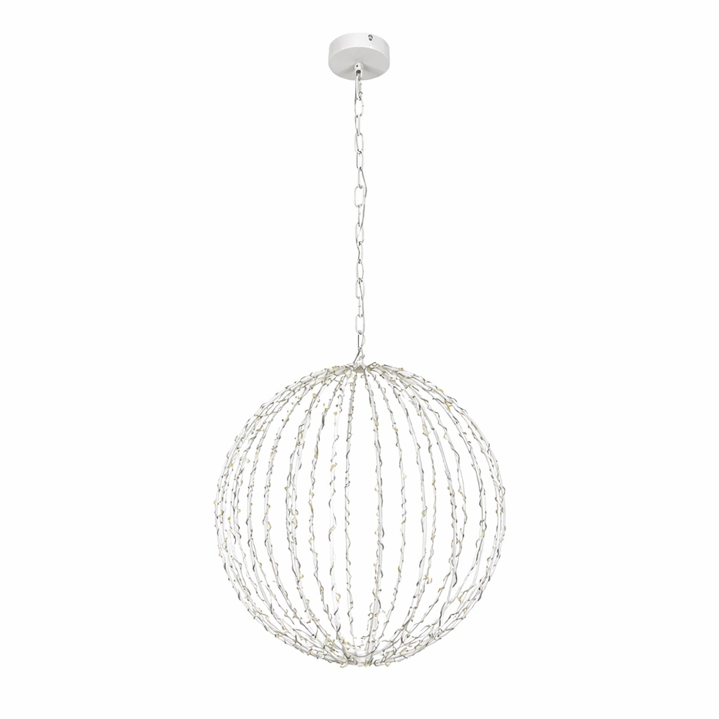 Підвісні світильники білі D-20 cm / D-30 cm / D-40 cm Led 2W 3000K White Ball 260218-100007541