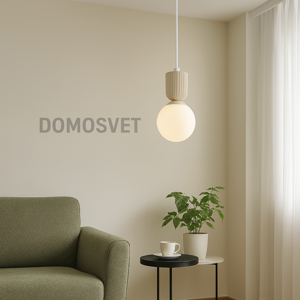 Підвісна люстра бежевий модерн E14 Beige Mushroom 250709-100005396