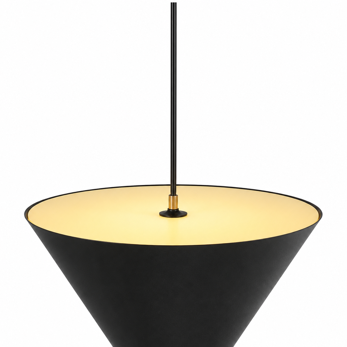 Торшер чорний L-350 cm Led 18W Black Cone 260658-100008300