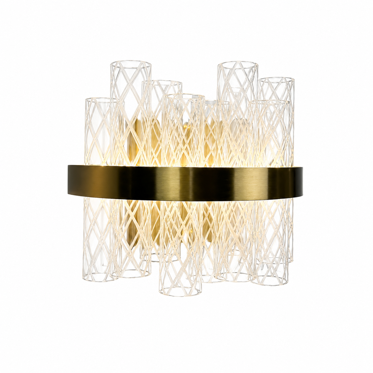 Настінний світильник золотий H-22 cm Led 16W 3000K-6000K Gold Brass Jelly 260618-100008049