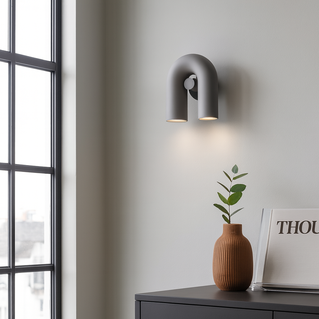 Настінний бра сірий L-25 см W-20 см 7W 4000K Grey Track Lamp 251058-100006350