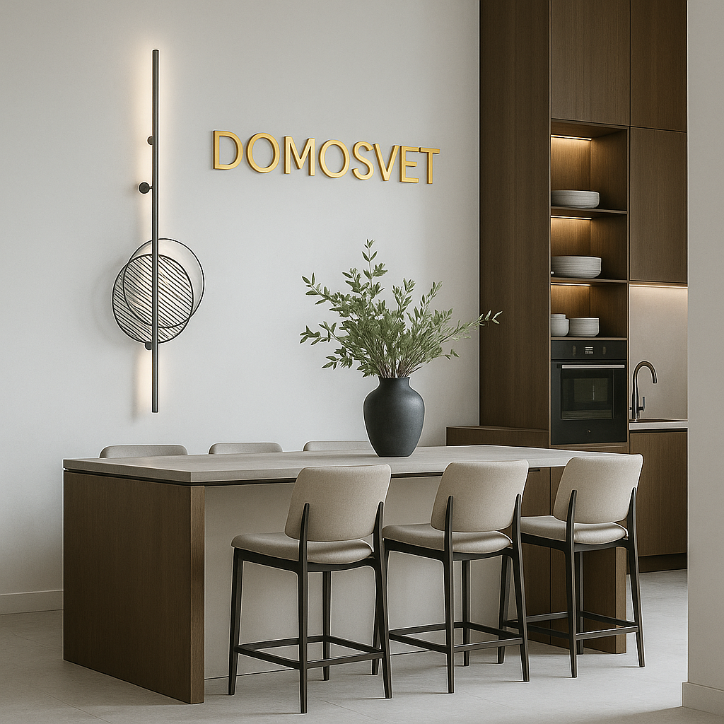 Настінне бра чорне L-120 cm Led 29W 3100К / 4100K Mid B 1200 250672-100005326