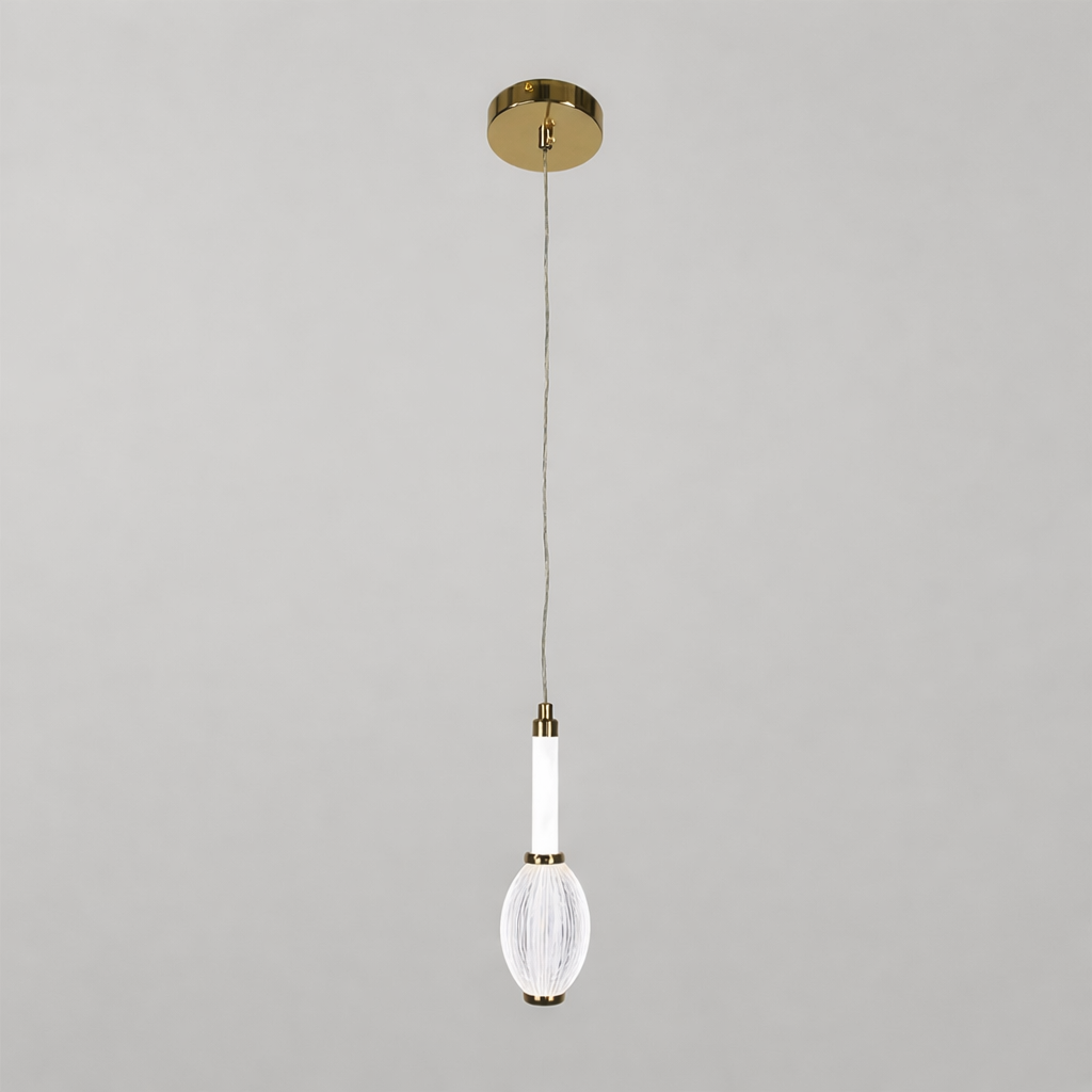 Підвісний світильник H-22 cm Led 3W 3000K-6000K Clear+Gold Beanbag 251218-100006960