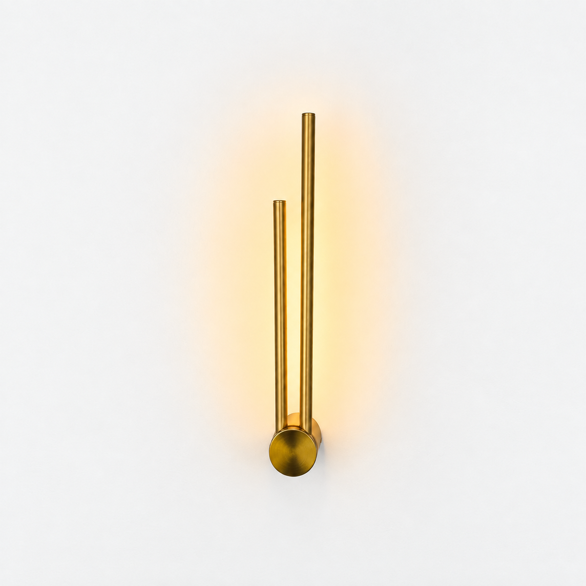 Настінний світильник золотий L-40+30 cm Led 8W 3000K-6000K Gold Double Line 260918-100008963