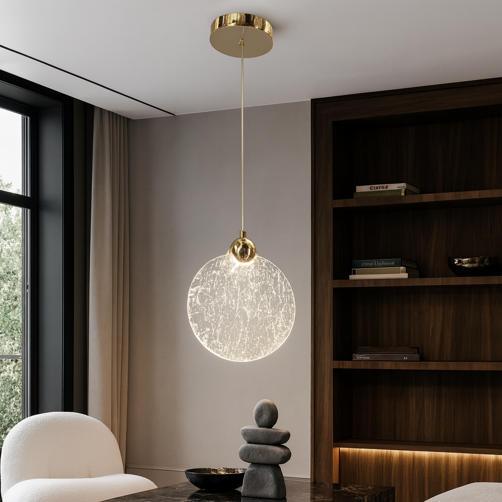 Підвісний світильник золотий D-15 cm Led 4.5W 4000K Gold Circle 251035-100006420