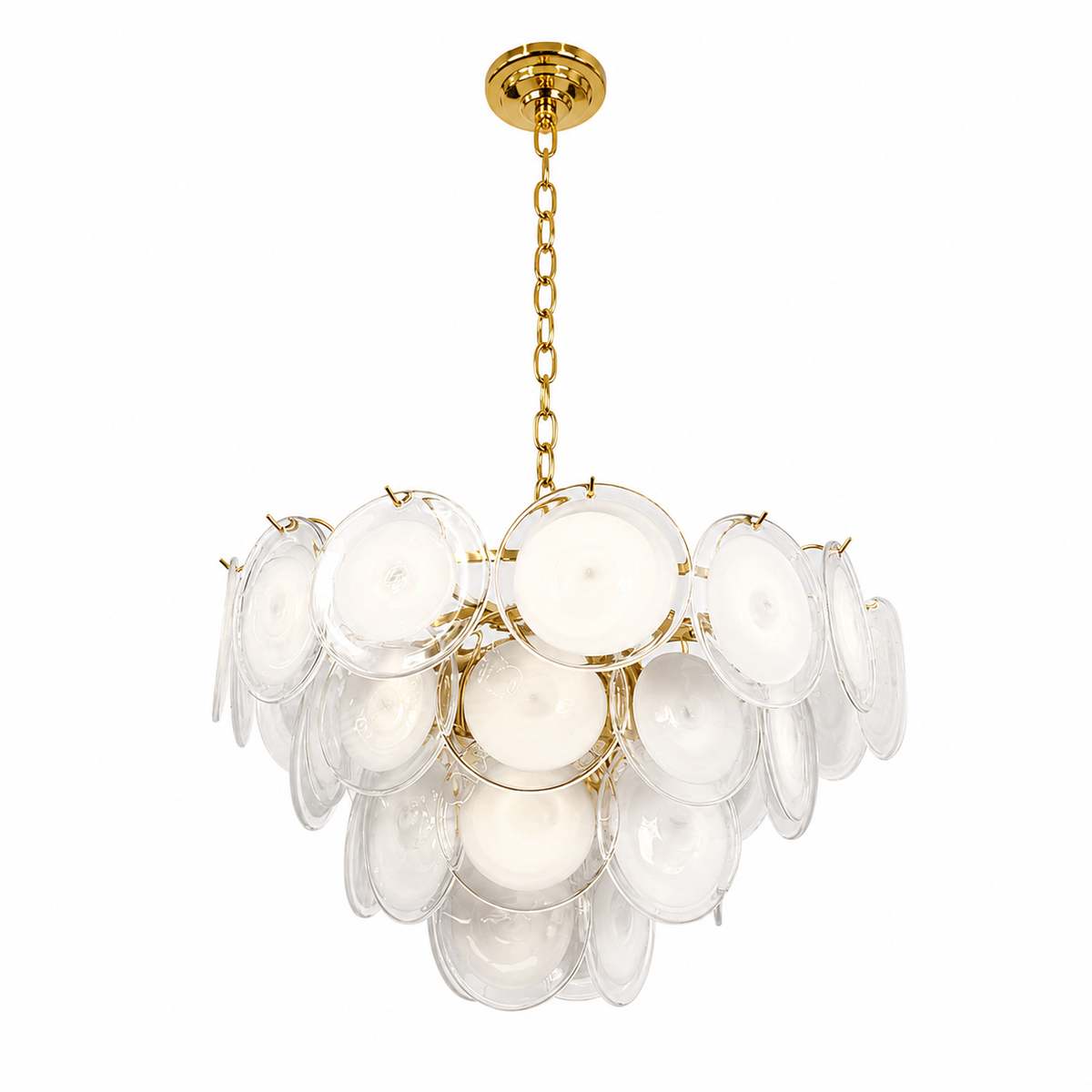 Підвісні люстри золоті D-50 cm / D-60 cm / D-80 cm E14 Gold Circle 260618-100008201