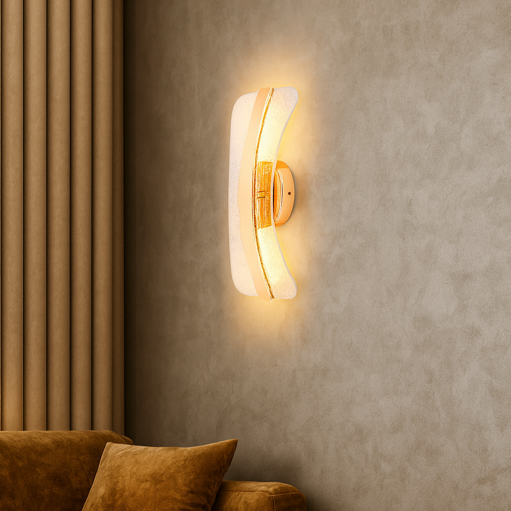 Настінний світильник золотий L-29 cm Led 8W Gold Jellyfish 250831-100005839