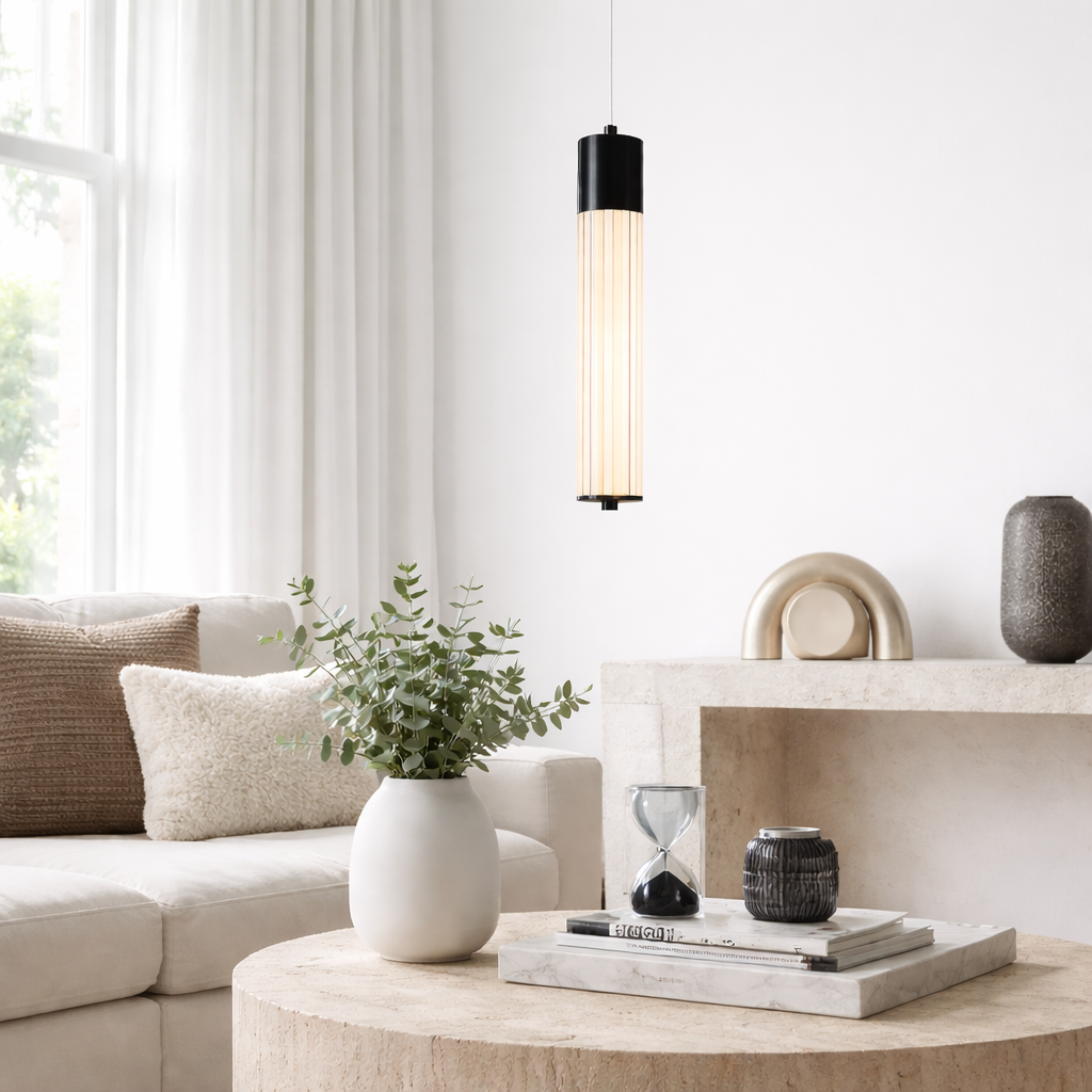 Підвісний світильник чорний H-120 cm Led 10W 2700K-5000K Black Relief 260122-100007264