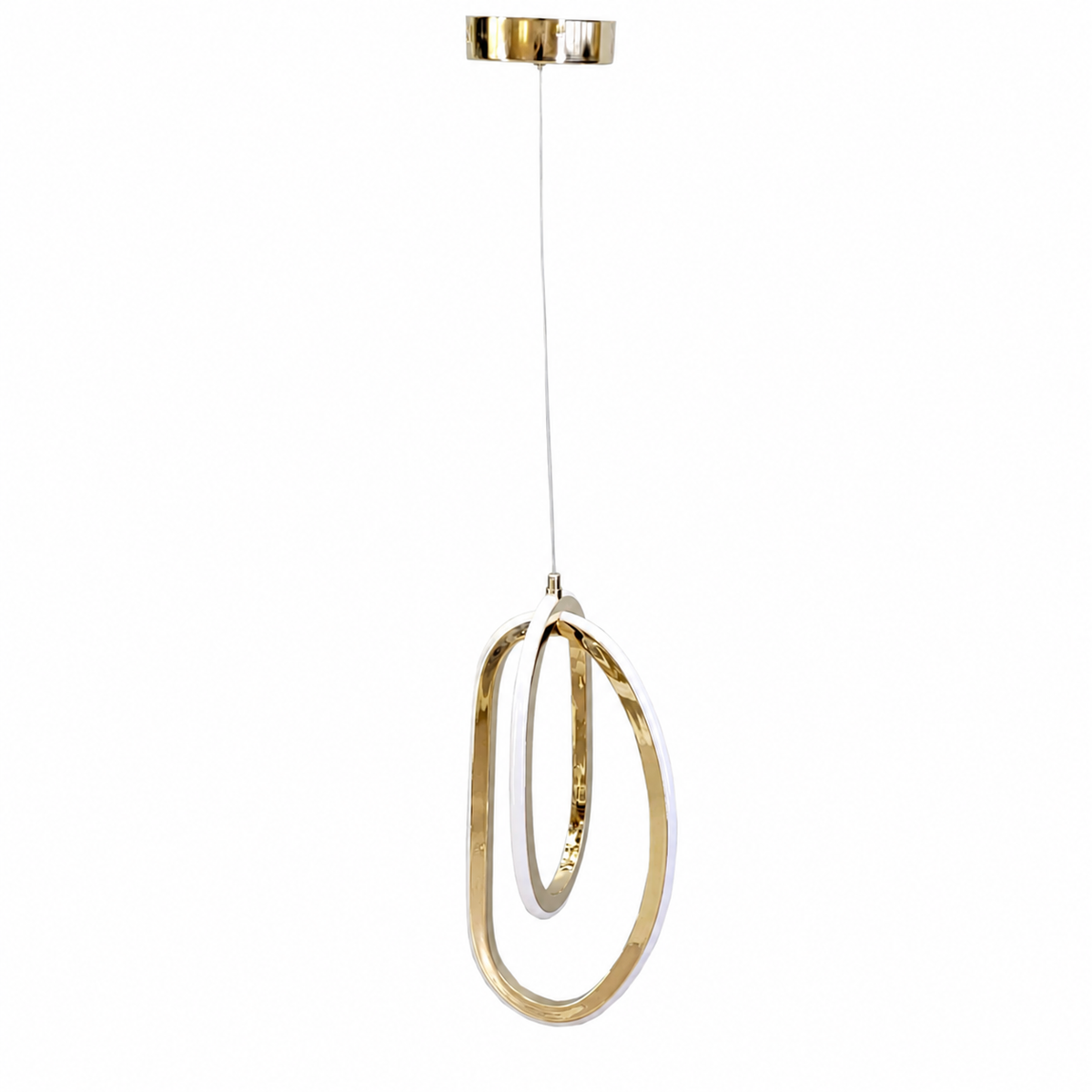 Підвісний світильник золотий H-43 cm Led 42W 3000K-6000K Gold Bagel 260835-100008714