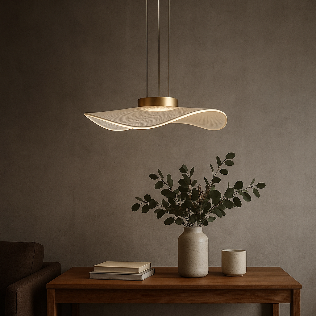 Підвісна люстра чипсинка D-50 cm Led 30W 4000K Gold+Clear Jellyfish 251036-100006444