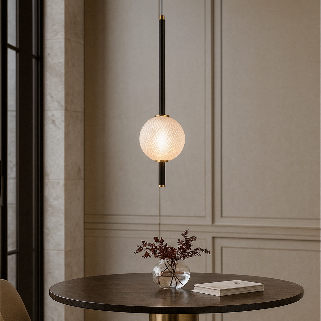 Підвісний світильник чорний D-10 cm Led 4W 4000K Black Elegant 251036-100006451