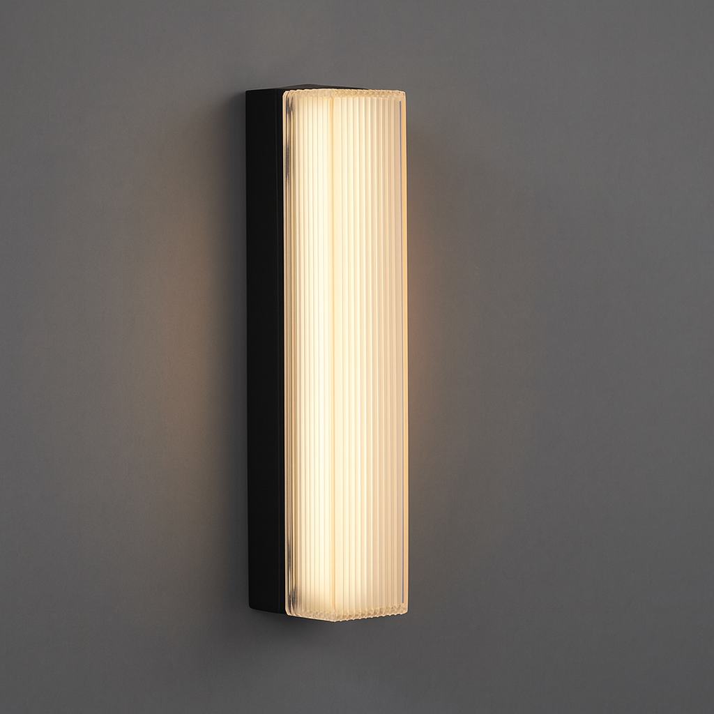 Настінний світильник H-21.5 cm / H-31.5 cm Led 4000K Black Аccordion 251036-100006455