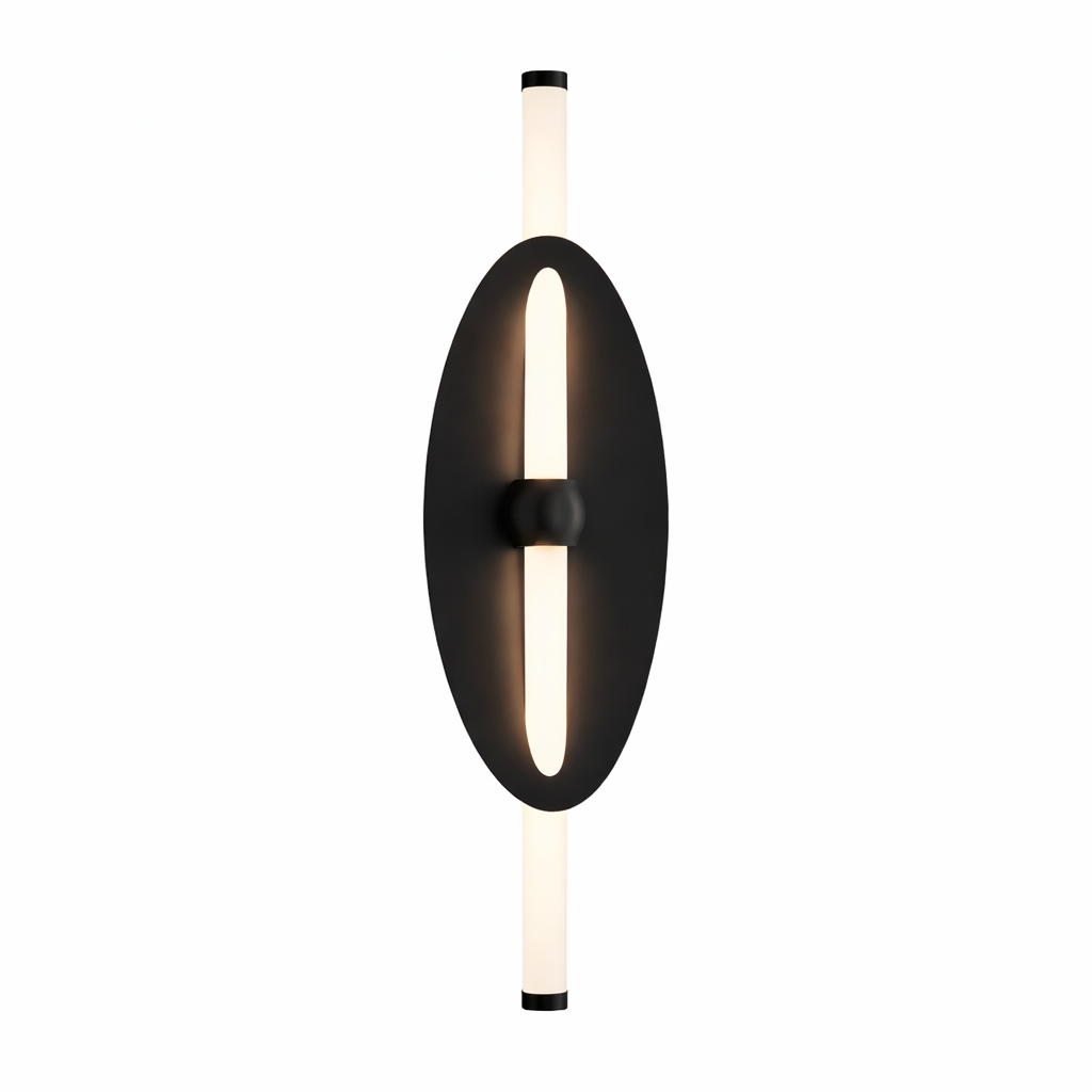 Настінний світильник чорний H-60 cm Led 12W Black Imitation 260122-100007279