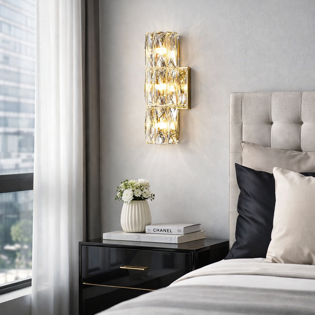 Настінний світильник золотий H-30 cm Led 15W 3000K-5000K Gold Crystal 260122-100007290