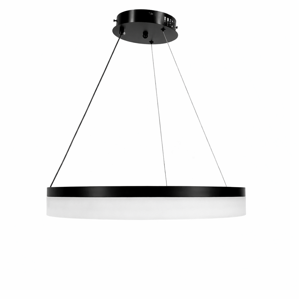 Підвісні люстри D-50 cm / D-60 cm / D-80 cm Led 3000K-6000K Black Matte Ice 251218-100006974