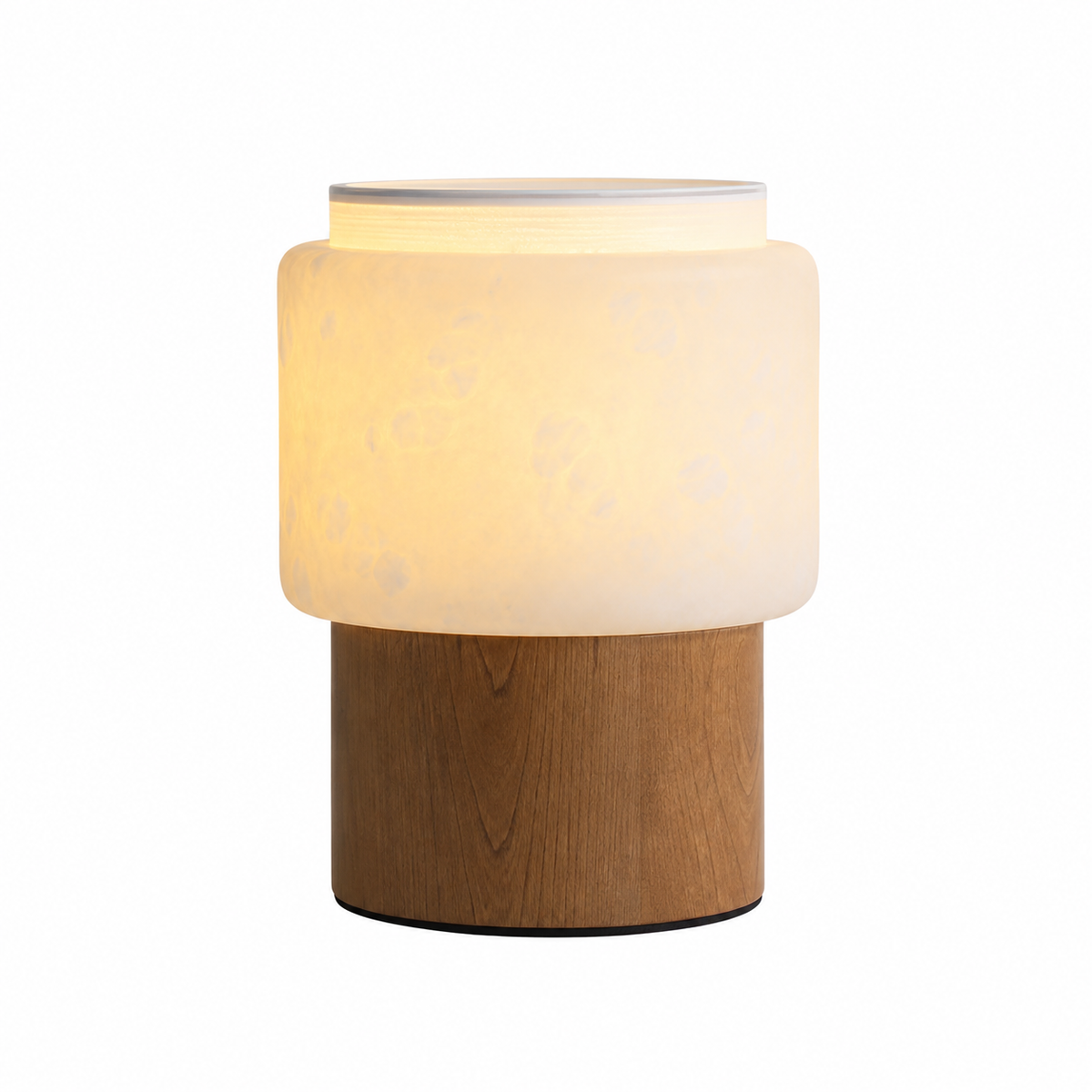 Настільні лампи зі світлого / темного дерева H-25 cm D-20 cm Led 3000K Wood+White Nest 260758-100008319