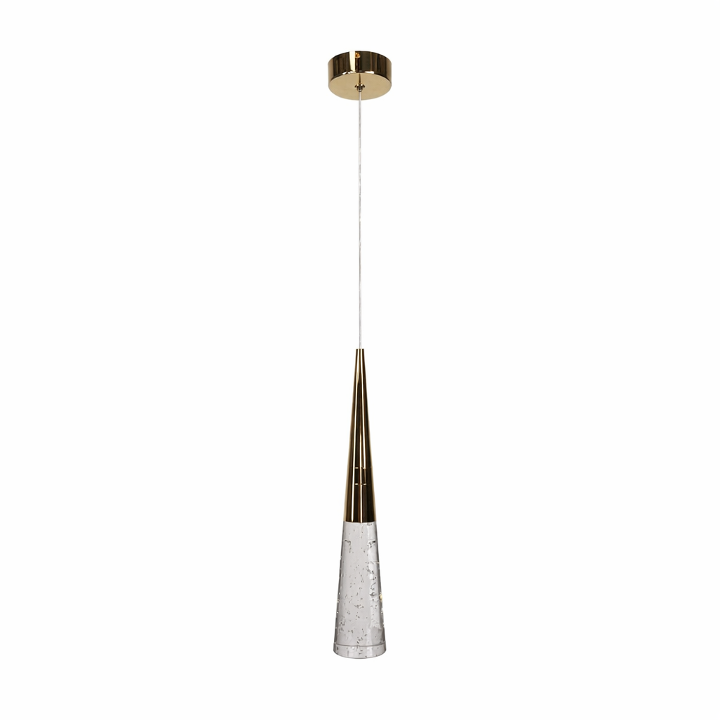 Підвісний світильник золотий з бульбашками L-36 cm Led 3.6W 4000K Gold Bubbles Drop 251218-100006980