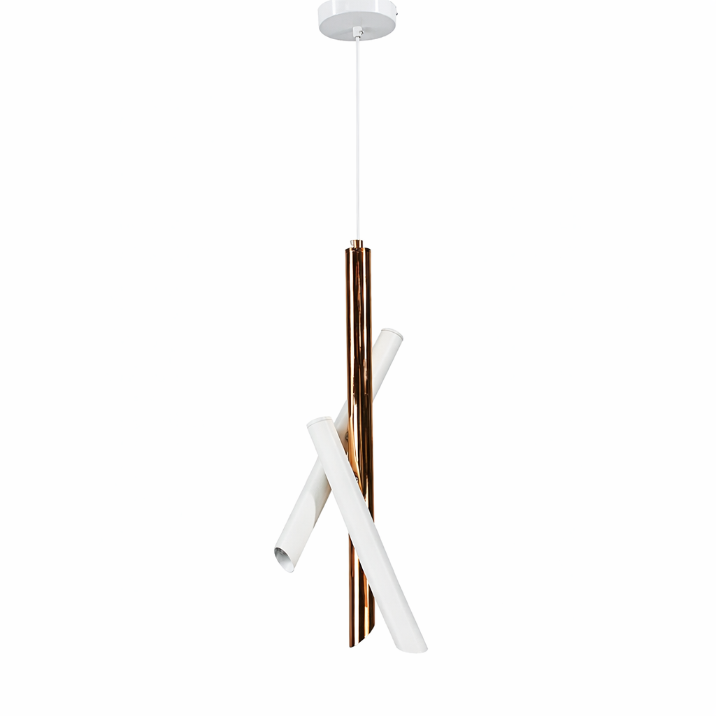 Підвісний світильник з регулюючим механізмом Led 6W 4000K White+Gold Tubes 251218-100006982