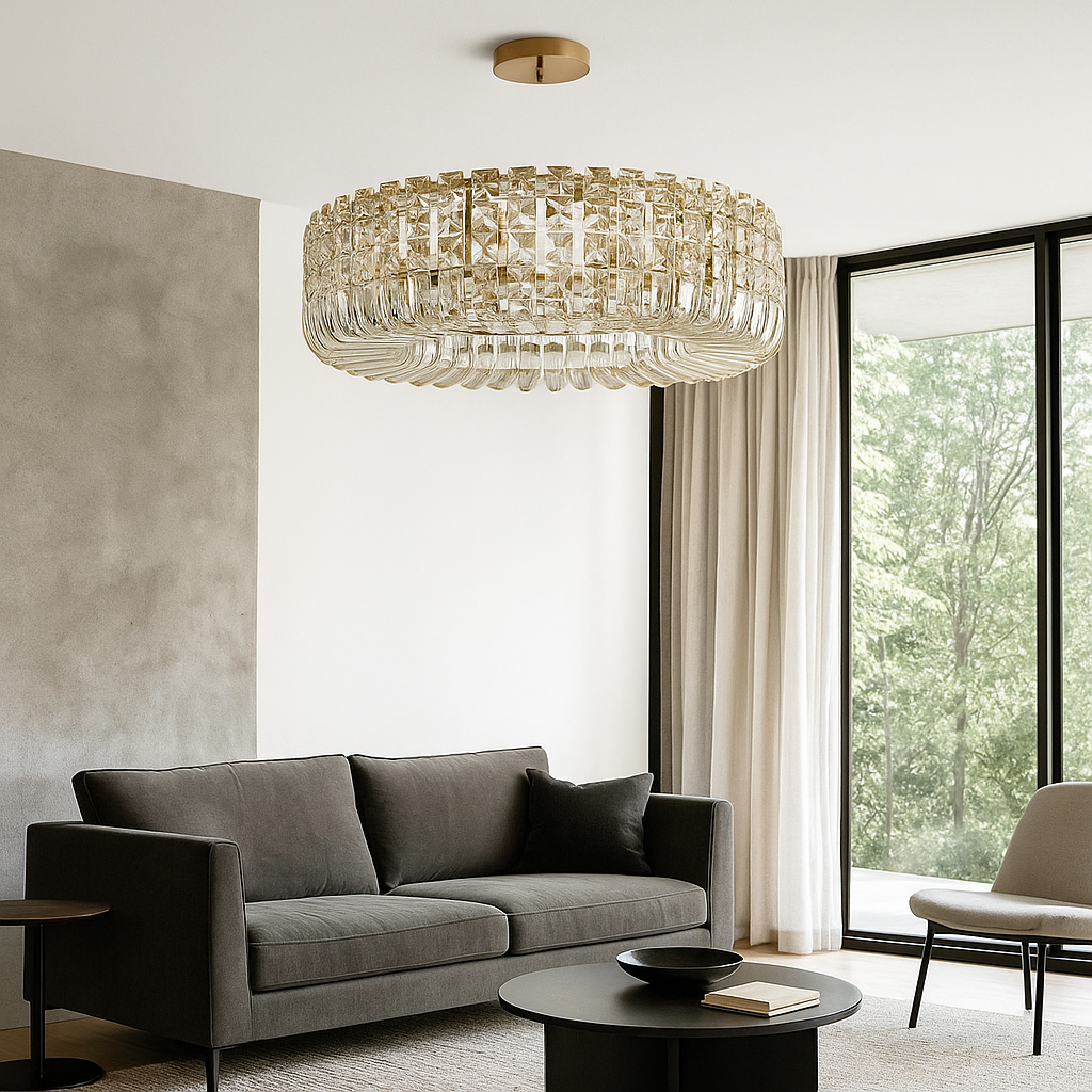 Підвісний світильник золотий D-60 cm E14*6 Gold Luxury 251188-100006516