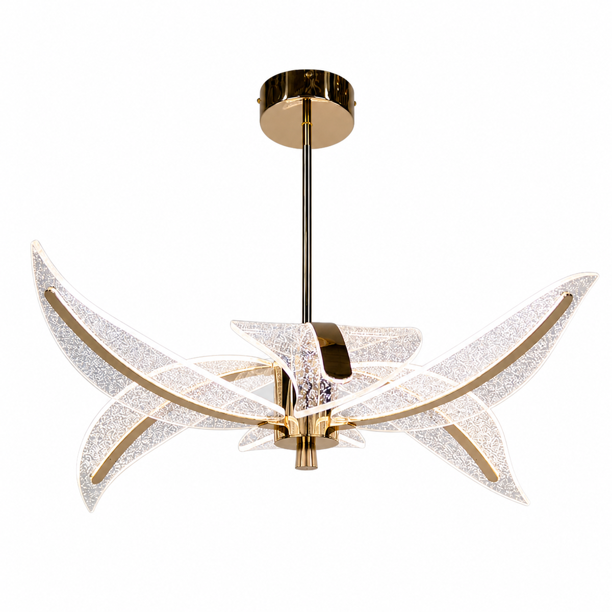 Люстра золота D-75 cm / D-85 cm Led 3000K-6000K Satin Aurora 260518-100007932