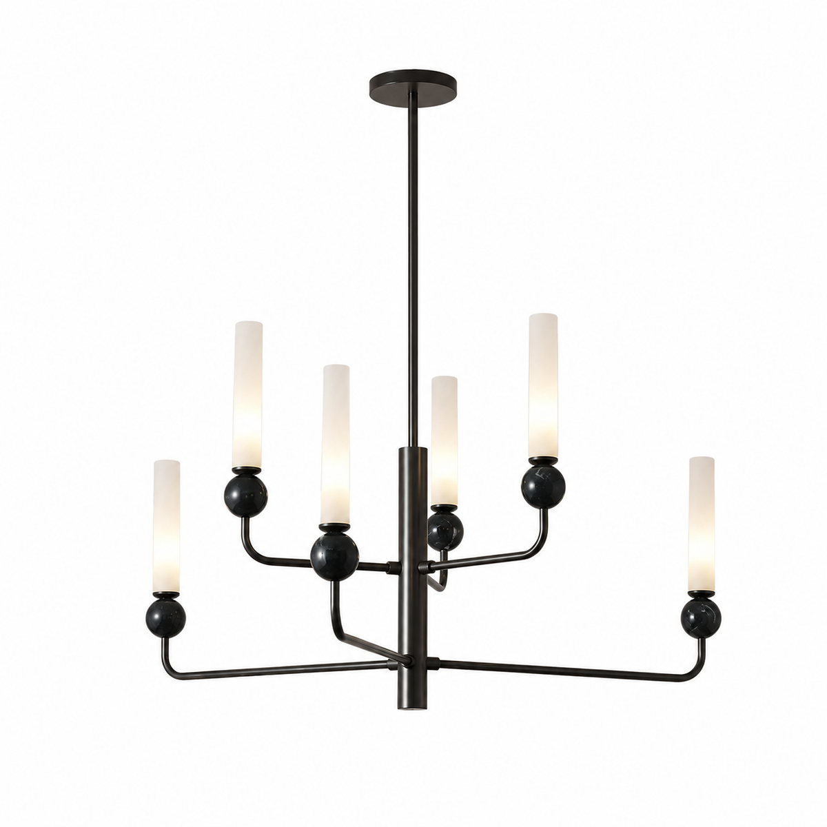 Люстри чорні D-98 cm / D-120 cm G9 Black Spider 260758-100008366