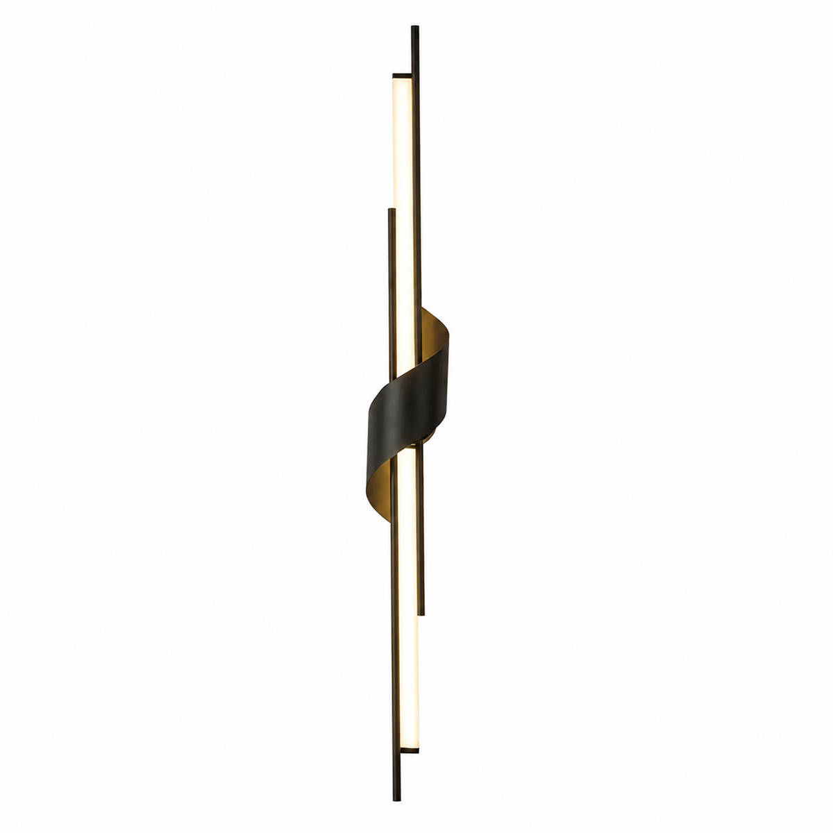 Настінні світильники чорні H-60 cm / D-80 cm Led 18W Black+White Curl 260319-100007692