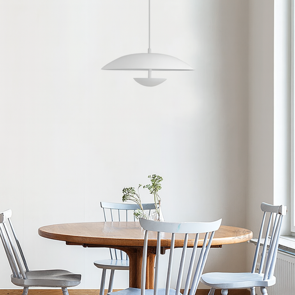 Підвісний світильник білий D-60 cm Led 6W 4000K White Mushroom 251221-100006836