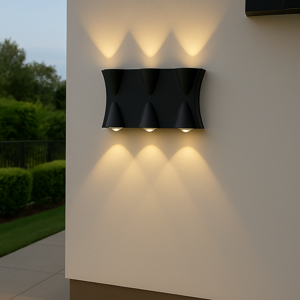 Вуличний світильник чорний IP54 H-8 cm Led 6W 4000K Black 251036-100006263