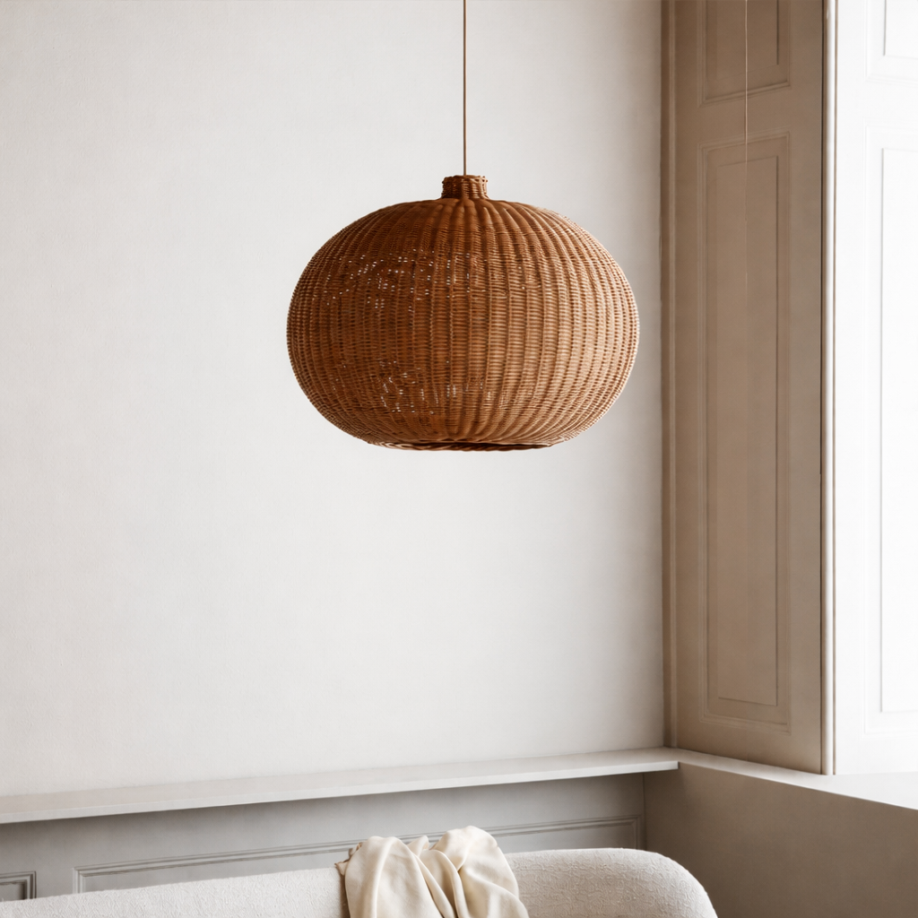Підвісні світильники D-45 cm / D-55 cm Led 3000K Wood Wabi Sabi Boho 260258-100007571