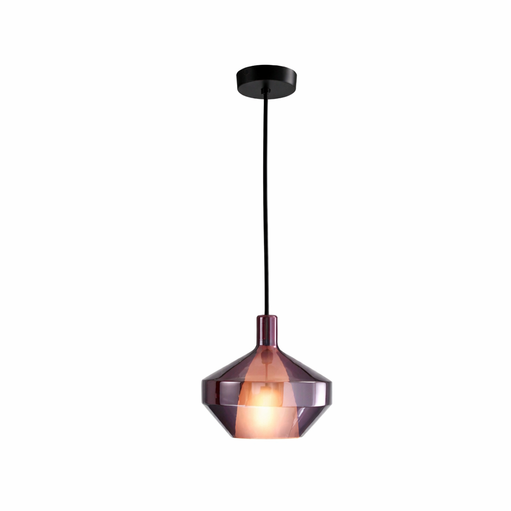 Підвісний світильник W-20 cm E14 Burgundy Color Glass 260258-100007356