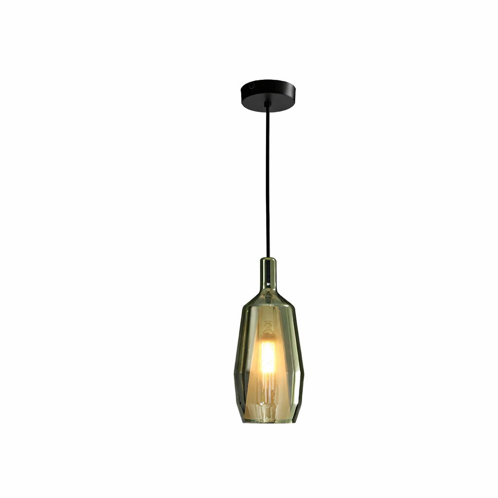 Підвісний світильник W-17 cm E14 Green Color Glass 260258-100007358