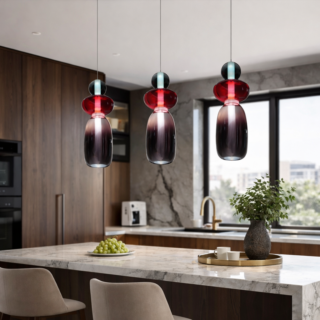 Підвісний світильник Led Black+Red Colours 260222-100007434