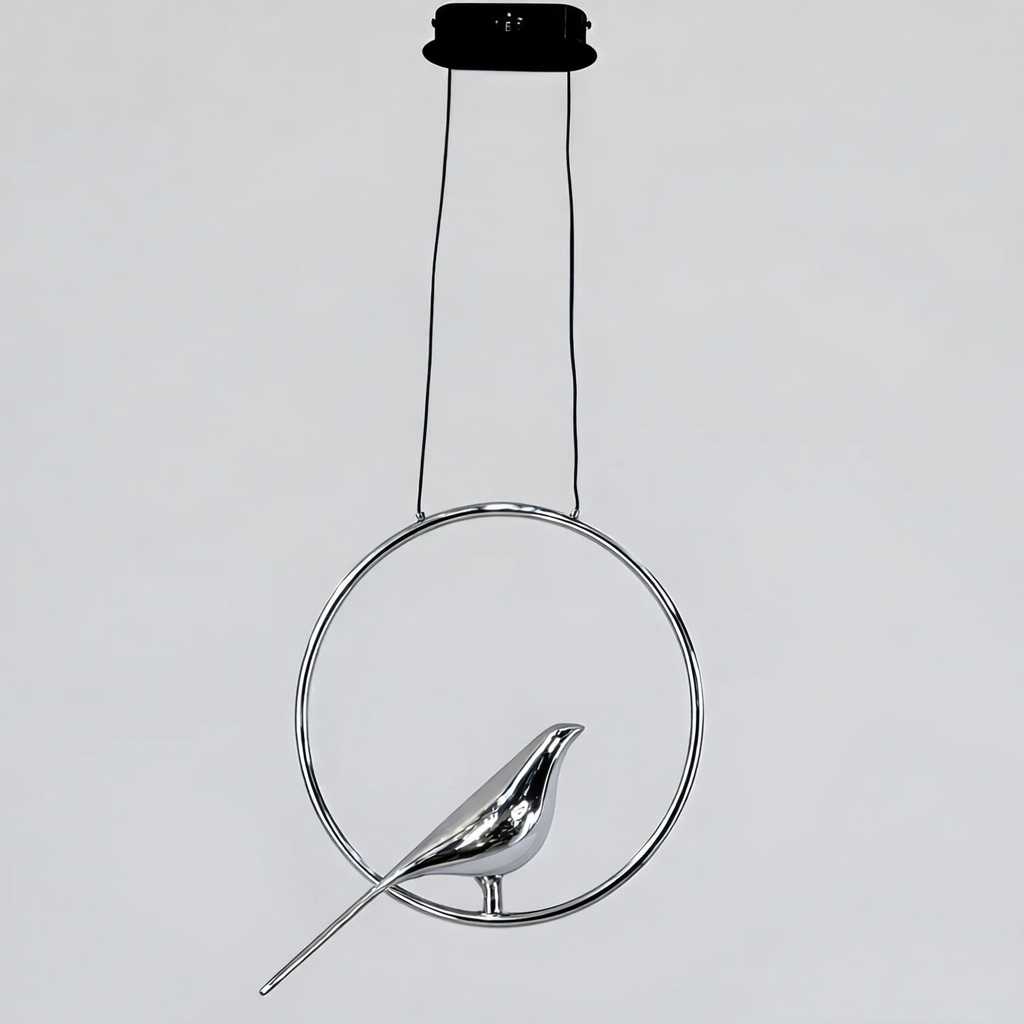 Підвісний світильник срібний D-34.5 cm Led 5W Crome Bird 260335-100007665