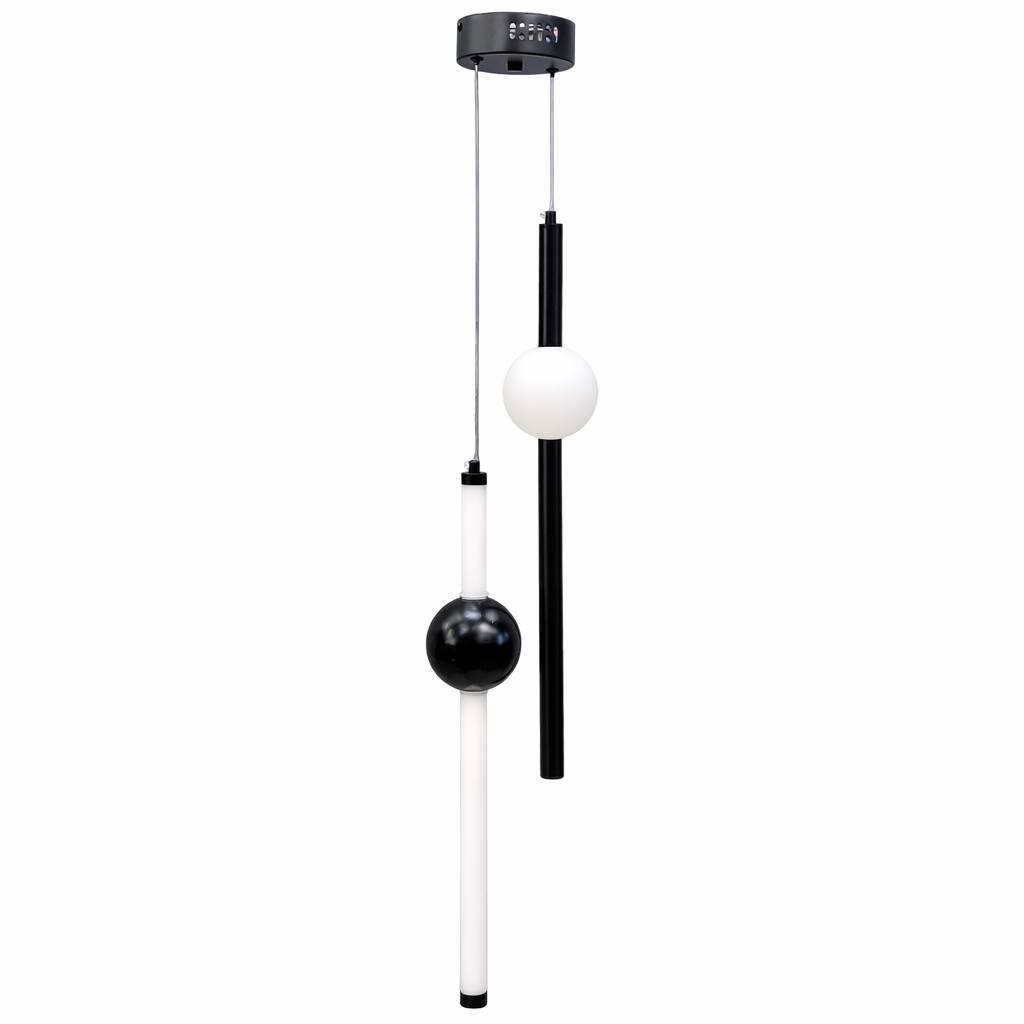 Підвісні світильники H-62 cm Led 24W 4000K Black+White Elegant 260335-100007602