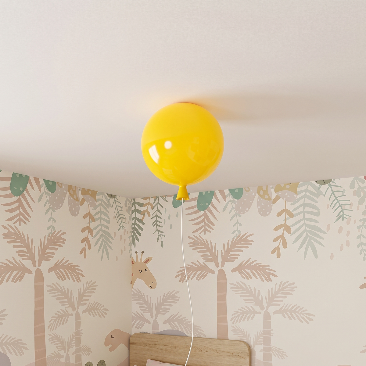 Світильник жовтий H-28 cm E27 Yellow Ball 260726-100008358