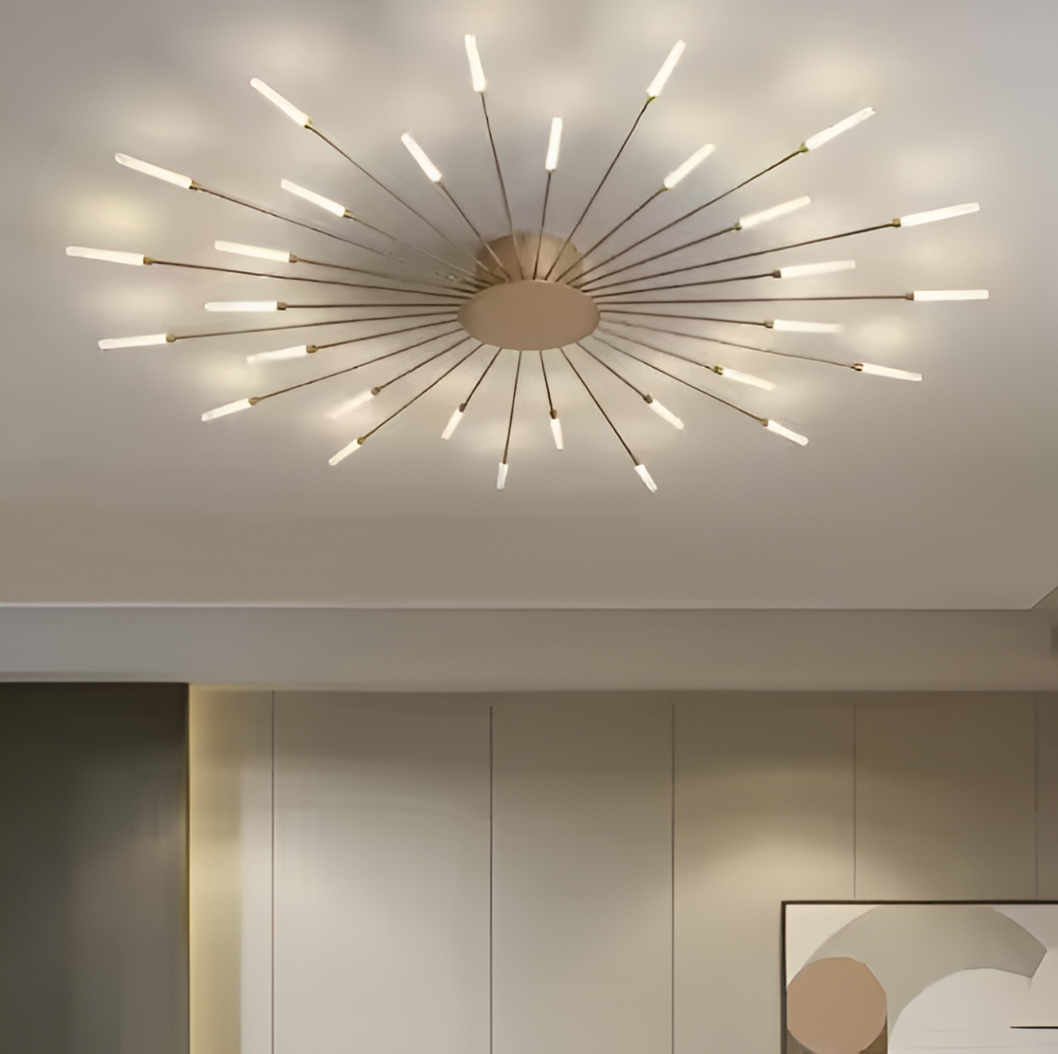 Люстра стельова Fan 30 D-125cm Gold 250518-100005027
