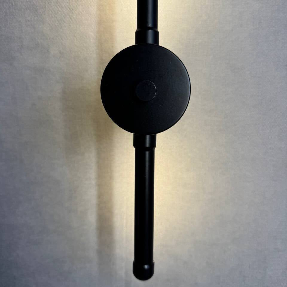 Настінні світильники чорні L-60 cm / L-100 cm Led Black Pipe Line 260688-100008174