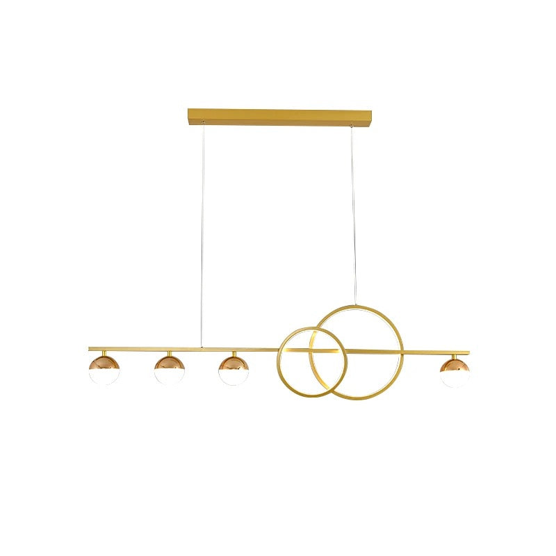 Люстра Gold Geometry Style L-95 см / L-120 см 54W 3000K-4500K-6000K Gold 230818-100002460