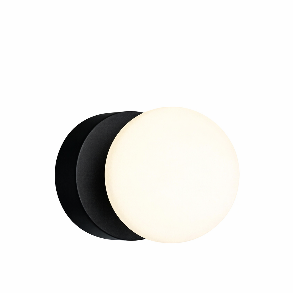 Настінний світильник чорний D-8 cm G9 IP44 Black Bollo Bath 260210-100007499