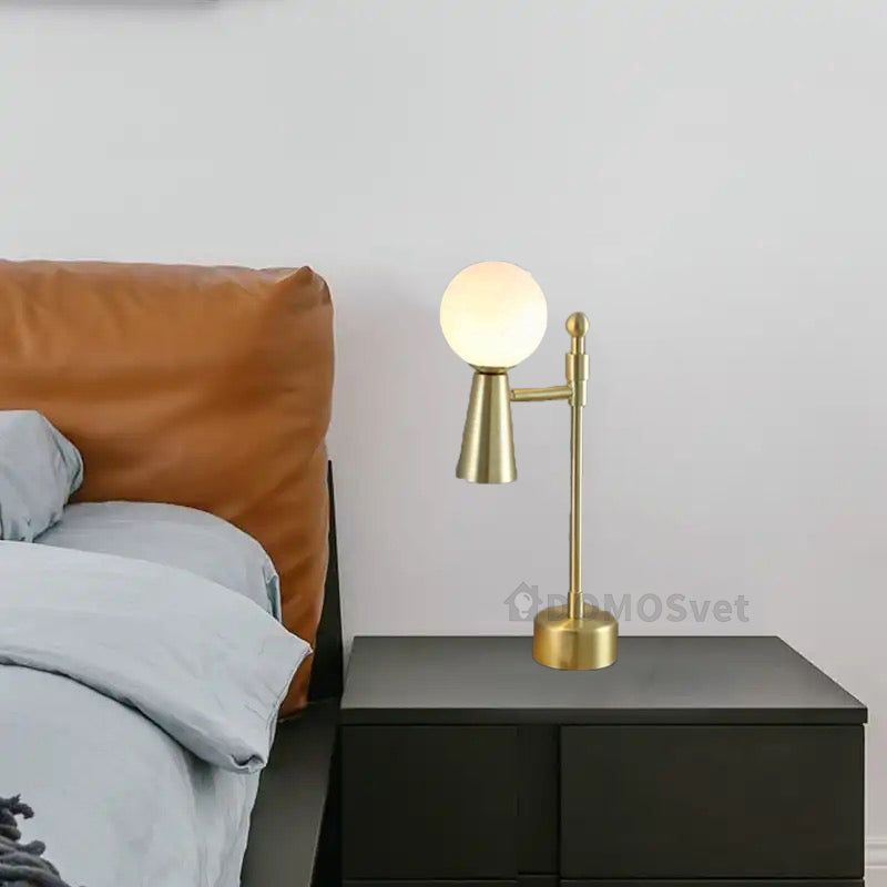 Настільна лампа Vital Lamp Gold + White / Black + White 230918-100002522