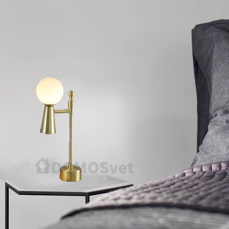 Настільна лампа Vital Lamp Gold + White / Black + White 230918-100002522