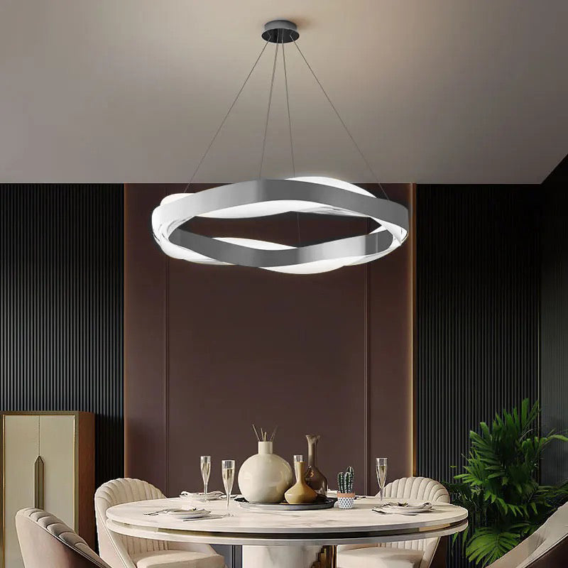 Підвісна люстра Wave D-65 см 45W Chrome 3000K-4500K-6000K 230918-100002549