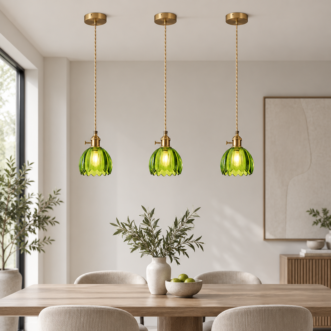 Підвісний світильник зелений D-12 cm E27 Green+Gold Colour 260933-100008913