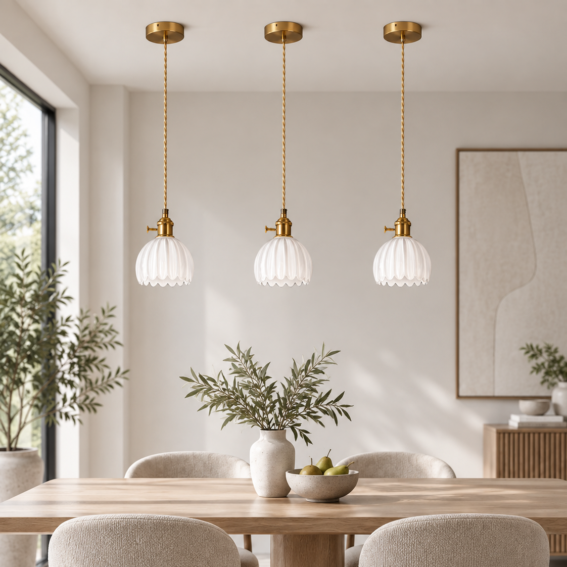 Підвісний світильник білий D-12 cm E27 White+Gold Colour 260933-100008916
