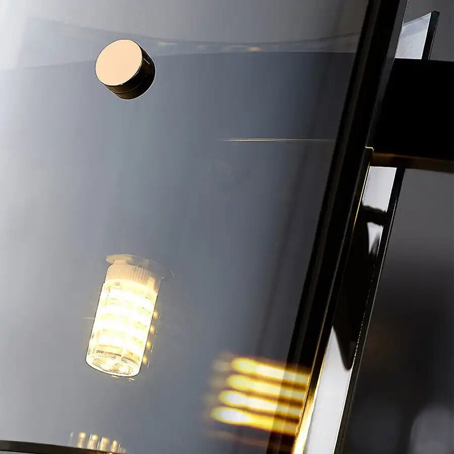 Люстра Black plates L-120 см Н-23-45 см Black + Grey 231018-100002659